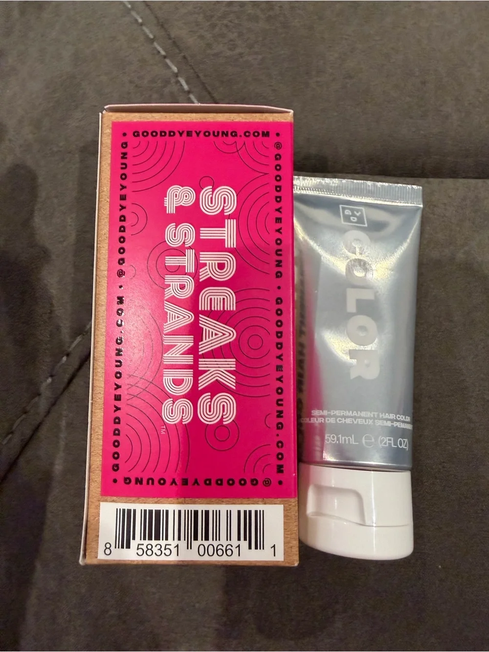 New Good Dye Young Semi-Permanent Hair Color - EX-GIRL (Pink Accents)